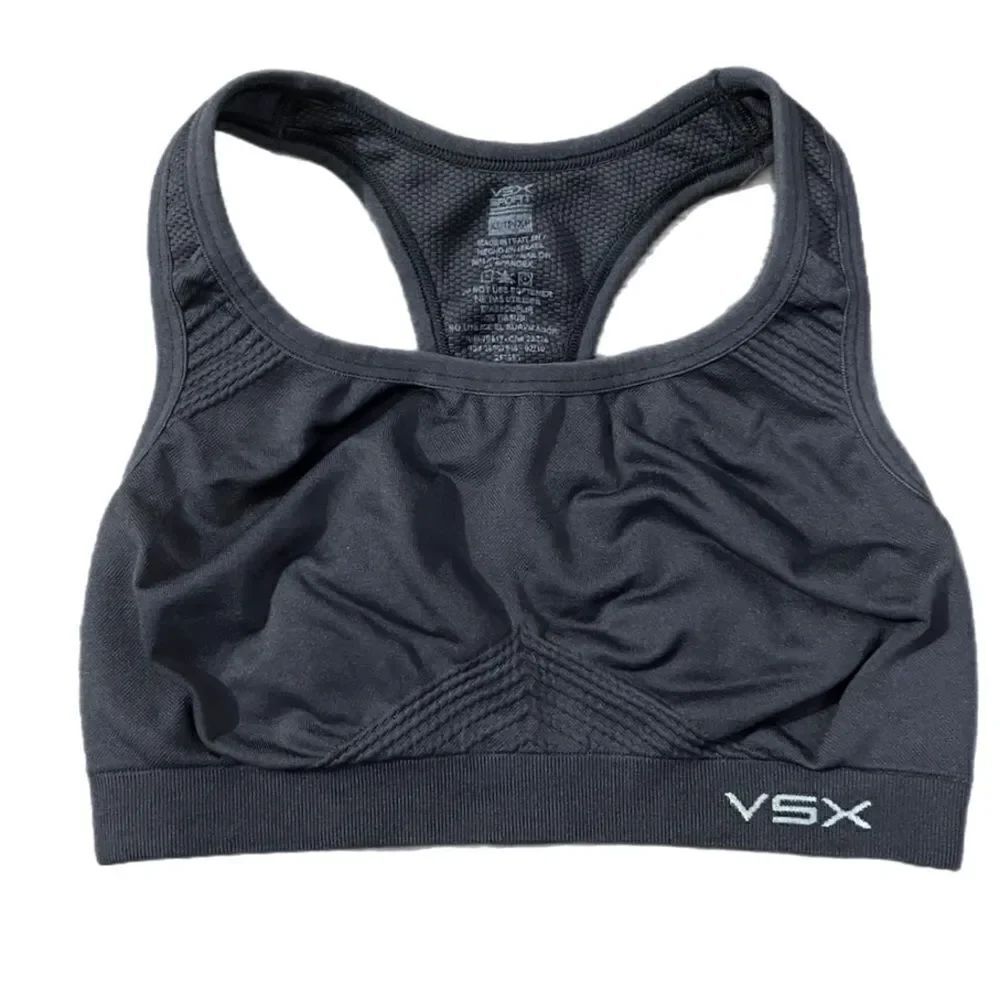 Victorias Secret VSX Máximum Support Seamless Unlined sport bra gray 32A 32B 32C